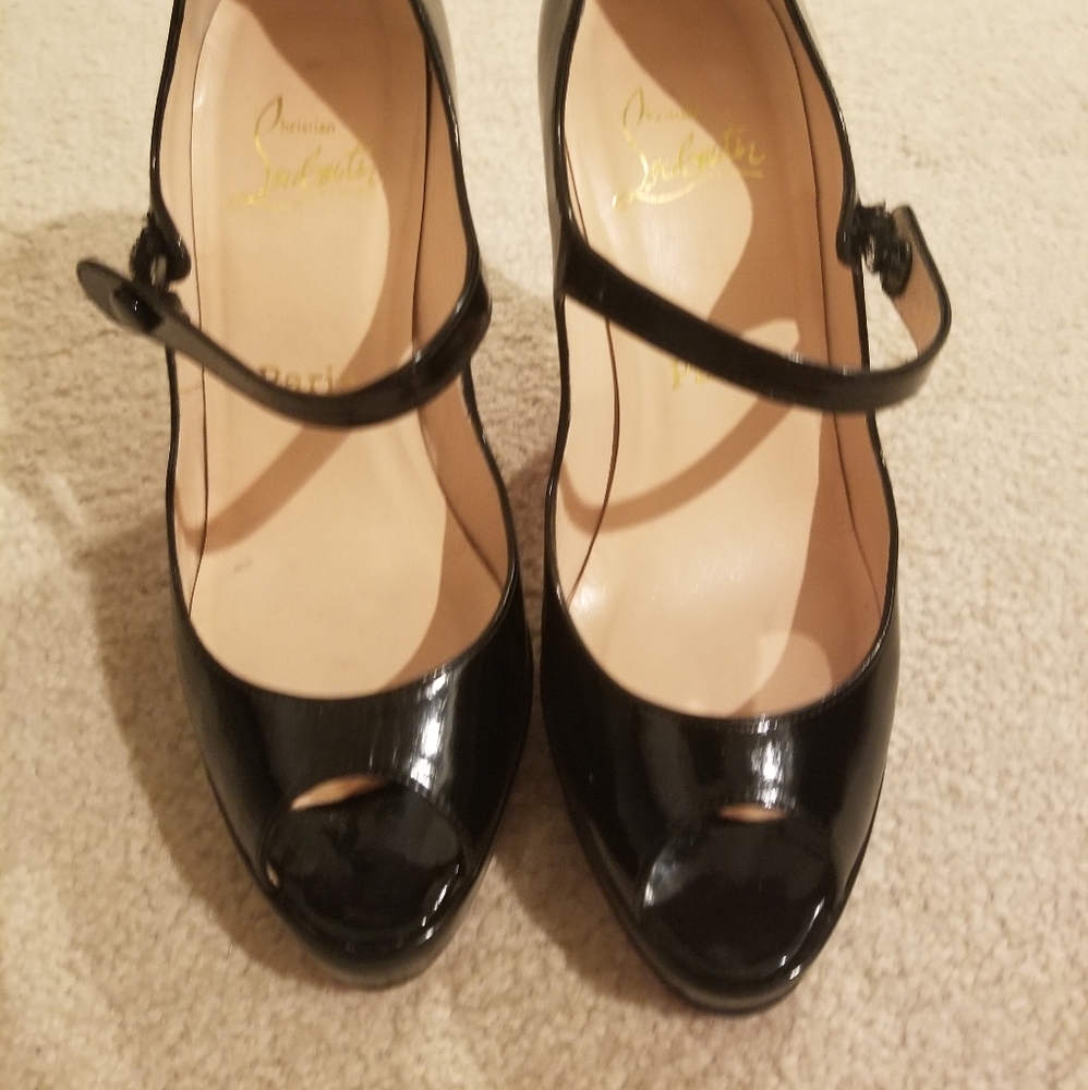 Christian Louboutin size 7.5 baby jane heels